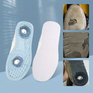 2PCS wave pattern shoe sole pad - DIY silent non slip and durable suitable for high heels/flat shoes/casual shoes etc