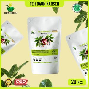 AMPUH OBATI RADANG SENDI Teh Herbal Celup Daun Ceri Karsen Obat Diabetes Sakit Kepala Meningkatkan Imun dan Daya Tahan Tubuh