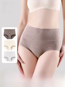 miiow | High Waist Pure Cotton Womens Underwear Antibacterial Crotch Abdomen Shaping Butt Lifting Triangle Shorts Youth Cotton Fabric