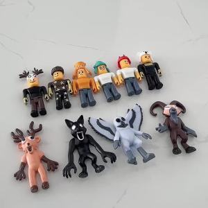 Bandai | Bộ 10 Mô Hình Nhân Vật Hoạt Hình 99 Đêm Trong Rừng - Quái Vật Sếp Hươu Còi Sừng Cú Sói Dê Mô Hình PVC Dành Cho Bộ Sưu Tập Đồ Chơi Trẻ Em Quà Tặng