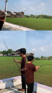 Joran Tegek X-CROSS JUXING Special Power – Black Carbon 24T Ujung Pipa Solid Kelas 7H Super Ringan & Anti Patah