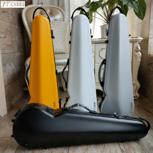 Ultra-Light Violin Case JTCASES Gold Field Double Shoulder Back High Strength Lightweight Anti-Wear Scratch-Resistant Pressure-Proof