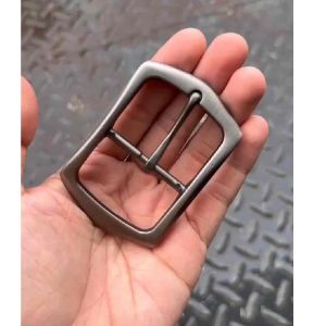 YLT Alloy 40mm Middle Pin Belt Buckle Matte Gun Metal Grey Men Leather Belt Replacement