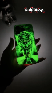 Miếng dán Skin DẠ QUANG BAN ĐÊM Mặt Sau Full lưng viền Tương thích với 17 Pro Max 16 pro max 15 pro max 14 pro max 13 pro max 12 pro max