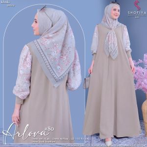 ARLOVA DRESS 6 BAHAN CEY AIRFLOW FREE JILBAB