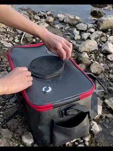 Folding Live Fish Bucket EVA Thickened Fish Bucket Portable Water Tank Fishing Gear Live Fish Box Fishing Accessories Outdoor