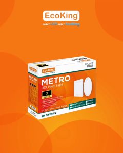 ECOKING LED Panel Downlight IB 3W 6W 9W 12W 18W Bulat kotak METRO