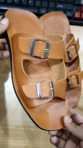 Sandal Pria Kulit Sapi Nyaman Model Gesper