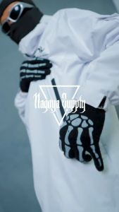 Jacket Gorpcore Waterproof Windbreakers Art NGY - White