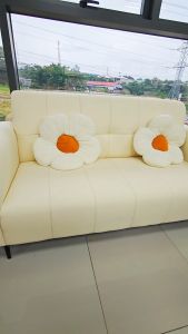 (Free Shipping) FINSSO MEWA sofa Luxury Style with Anti-Scratching Leather with tall backrest / Sofa 3 seater / Sofa 2 seater / Sofa Leather