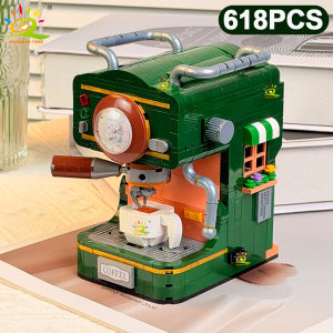 HUIQIBAO | HUIQIBAO Retro Home Appliance Building Blocks Coffee Maker Camera Projector Telescope DIY Assembly Decor Toys Adult Collectors
