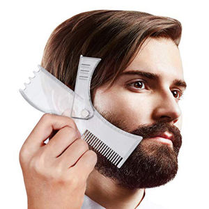 Rotatable Multi-Functional Beard Shaper Comb Hair Trimming Template Beauty Hairdressing Tool Manual Non-Electric Personal Care