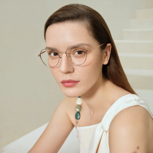 HELEN KELLER | Fashion Slimming Face-Enhancing Round Eyeglasses Blue Light Protection