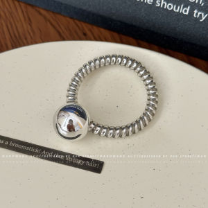 Dây Buộc Tóc Bạc Đơn Giản Cho Phụ Nữ Dây Buộc Tóc Đuôi Ngựa Dây Buộc Tóc Cao Cấp Phong Cách Hàn Quốc Dây Buộc Tóc Bằng Da Dê