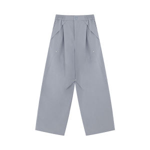 NIHAOKANONG | Quần Nữ Phong Cách Thường Ngày Thiết Kế Split Pin
