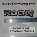 Emblem logo rocky model kecil. 