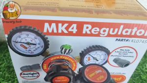 [Kegland Brand] เรคกูเรเตอร์ N2 Ar He Gas Regulator MK4 Dual Gauge Multi Gas (รวม 8mm x FFL duotight) CGA580 สำหรับ เกลียวไทย