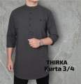 Baju koko gamis kurta qurta pakistan lengan 3/4 tiga perempat bahan full katun pria terbaru. 