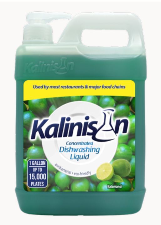 Kalinisan Dishwashing Liquid Kalamansi Scent 1GALLON with Antibacterial
