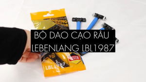 Set 5 Dao Cạo Râu 3 Lưỡi Leben Lang THIẾT KẾ THÔNG MINH CỰC KỲ AN TOÀN KHI SỬ DỤNG
