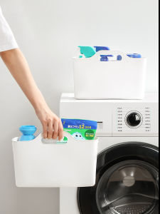 Japanese Plastic Storage Box Cabinet Cleaning Supplies Finishing Box Bathroom Sundries Storage Basket Portable Satchel Storage Basket