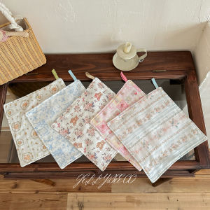 Cute Baby Bath Towel Square Handkerchief Burp Cloth Childrens Towel Kindergarten Hand Drying Towel Korean Style Infant Supplies