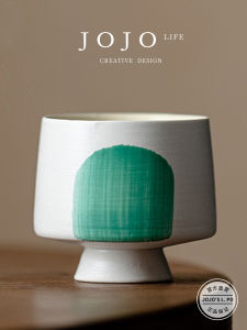 Small Size Ceramic Gongfu Tea Cup Single Cup Owner Cup for Tea Appreciation Modern Simple Style Non-Handmade from Mainland China