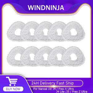 Sweeping Robot Mop Cloths for Narwal J3/ J4 / Freo X Ultra / J4 Lite /J5 / Freo Z Ultra Vacuum Cleaner Accessories Mop Pad Parts