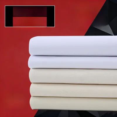 Thickened Pure Cotton White Raw Cloth for Garment Construction Tie Dye Painting Canvas Industrial Use Home Textile Goods