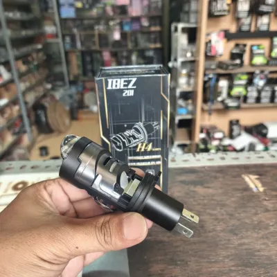 IBEZ 201 Lampu Utama H4 Motor Mobil Mini Biled LED 3 Warna All Weather Dengan Kipas Pendingin