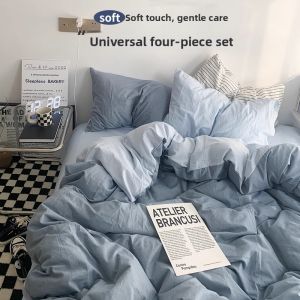 INS Style Washed Cotton Bed Set