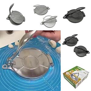 LMETJMA Nhôm Hạng Nặng Tortilla Press Flour Rotis Quesadilla Maker Pataconera Công Cụ Làm Bánh Ngọt Thân Thiện Với Môi Trường