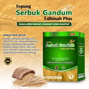 Tepung Gandum Talbinah Mecca Plus Seledri 500 gr  Rasa Kaldu untuk Atasi Masalah Maag Asam  Lambung