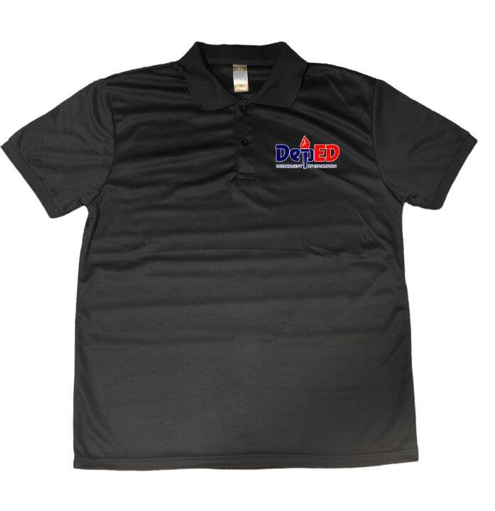 Customized Deped Matatag Black Drifit Polo Shirt Lazada Ph 2495