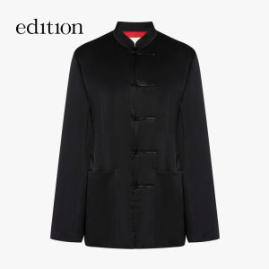 edition | Winter New Chinese Style Slim Fit Silk Cotton Coat