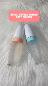 Dovana Botol Sendok Makan Bayi Silicone Dot Sendok MPASI Baby Squeeze Feeder Bottle Peralatan Makan