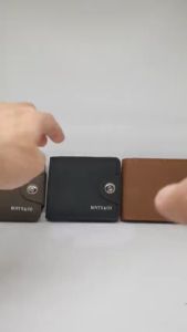 Dompetkoe Dompet Pria Cowok Dewasa Bovis Kancing Magnet Import Harga Murah Model Keren Anak Muda Terbaru Kekinian Kualitas Distro Bahan PU Leather