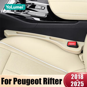 For Peugeot Rifter 2018 2019 2020 2021 2022 2023 2024 2025 2PCS Car Seat Leak Proof Strips Gap Side Seam Filler Storage