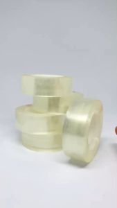 8 ม้วน เทปใสแกนพลาสติกกว้าง 18 มิล ยาว 36 หลา