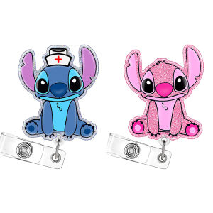 ZEEMIN Christmas Cartoon Stitch Figure 360° Retractable Badge Reel: A Comprehensive Guide