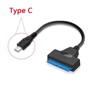 SATA to USB 3.0 / 2.0 Cable for 2.5 Inch External HDD SSD Hard Drive SATA 3 22 Pin Adapter USB 3.0 to Sata III Cord Up to 6 Gbp