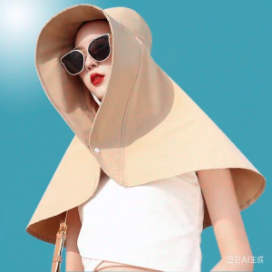 Sun Hat 2026 New Big Brim UV Protection Outdoor Sun Protection Neck Shoulder Neck Hat Facial