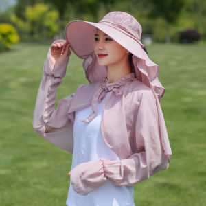 Sun Hat with Wide Brim Womens Summer Outdoor Sun-Proof Face Cover Summer Hat Easiest for Match UV Protection Cycling Travel Sun Hat