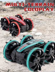 RC Toy Water Land Waterproof Amphibious Car Stunt Radio RC Remote Control Car Gesture Stunt Car