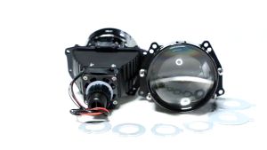 (Dikirim Dari Jakarta) BILED WST 3 Inch Lensa Lampu LED Projector Projie WST BiLED 3 Inch Inci Mobil Motor 55W Lensa Projector Blue Lens Projie