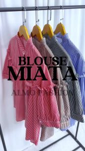 ALMO FASHION [MC] - Blouse Miata / Blouse Wanita Korea / Blouse / Baju Atasan Wanita Yg Viral / Atasan Wanita Import / Baju Wanita Terbaru Kekinian / Atasan Wanita / Blouse Wanita Korean Style / Atasan Wanita Dewasa / MC02