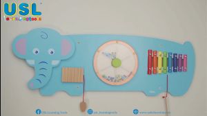 Wall Mounted - Elephant - Early Leaning & Educational Toys & Manipulative & Toddler Toys & Wall Toys
