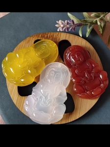 Vòng Cổ  Dây Chuyền  Trang Sức Phong Thủy Phật Bà Quan Âm Xanh Mệnh Mộc Đá Mã Não Tự Nhiên Tặng Dây Vải Kết Chế Tác Thiên Nhiên  An Toàn Sức Khỏe Thu Hút Tài Lộc