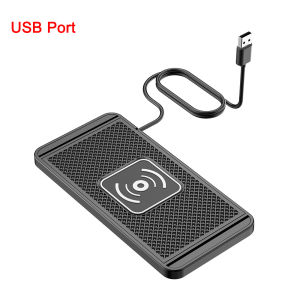 Sạc Không Dây Nhanh Cho Ô Tô Loại C Có Đế Chống Trượt Tương Thích Với iPhone 16 15 14 13 12 Pro Max Samsung Xiaomi
