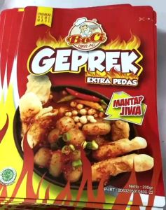 BOCI GEPREK Extra Pedas: Makanan Instan Praktis & Pedas